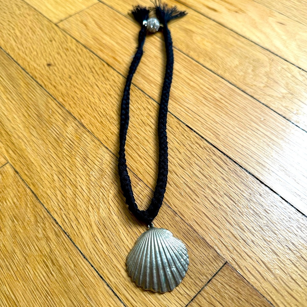 Venessa Arizaga for Anthropologie necklace. With price tag